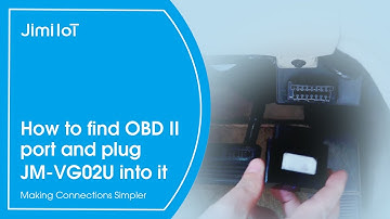 How to find OBD II port and plug JM-VG02U into it