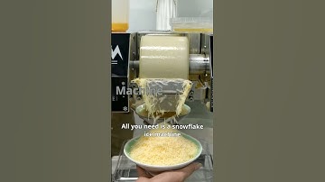 Do you like the snowflake ice machine that produces ice quickly #bingsu #machine #snowflakes