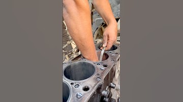 How to piston ring gap testing skills #shorts #piston #viralshorts