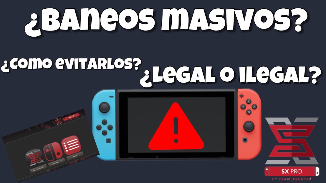 Sx os y sx pro de team xecuter, hay baneos en nintendo switch? Se