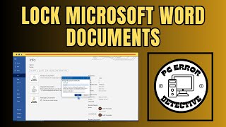How to Lock Microsoft Word Documents in Windows 10