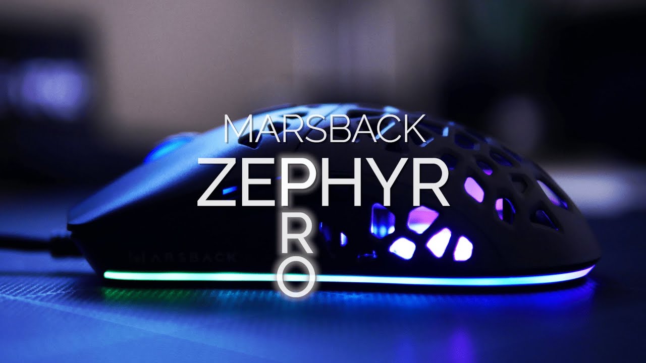 Marsback Zephyr Pro Gaming Mouse Unboxing Review YouTube