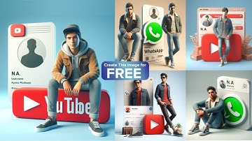 How to Make Social Media AI TRENDING images with Microsoft Bing for Free - ai design tutorial