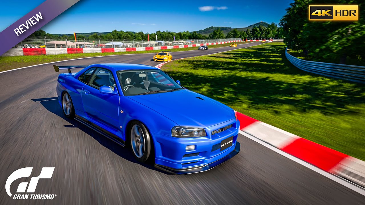 Nissan R34 GT-R Nurburgring | Gran Turismo 7 | Max Tune Review ...