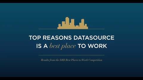 Datasource Consulting - A Great Place to Work