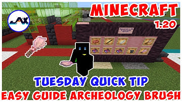 EASY GUIDE | How to Craft and Use a BRUSH! | Minecraft 1.20+