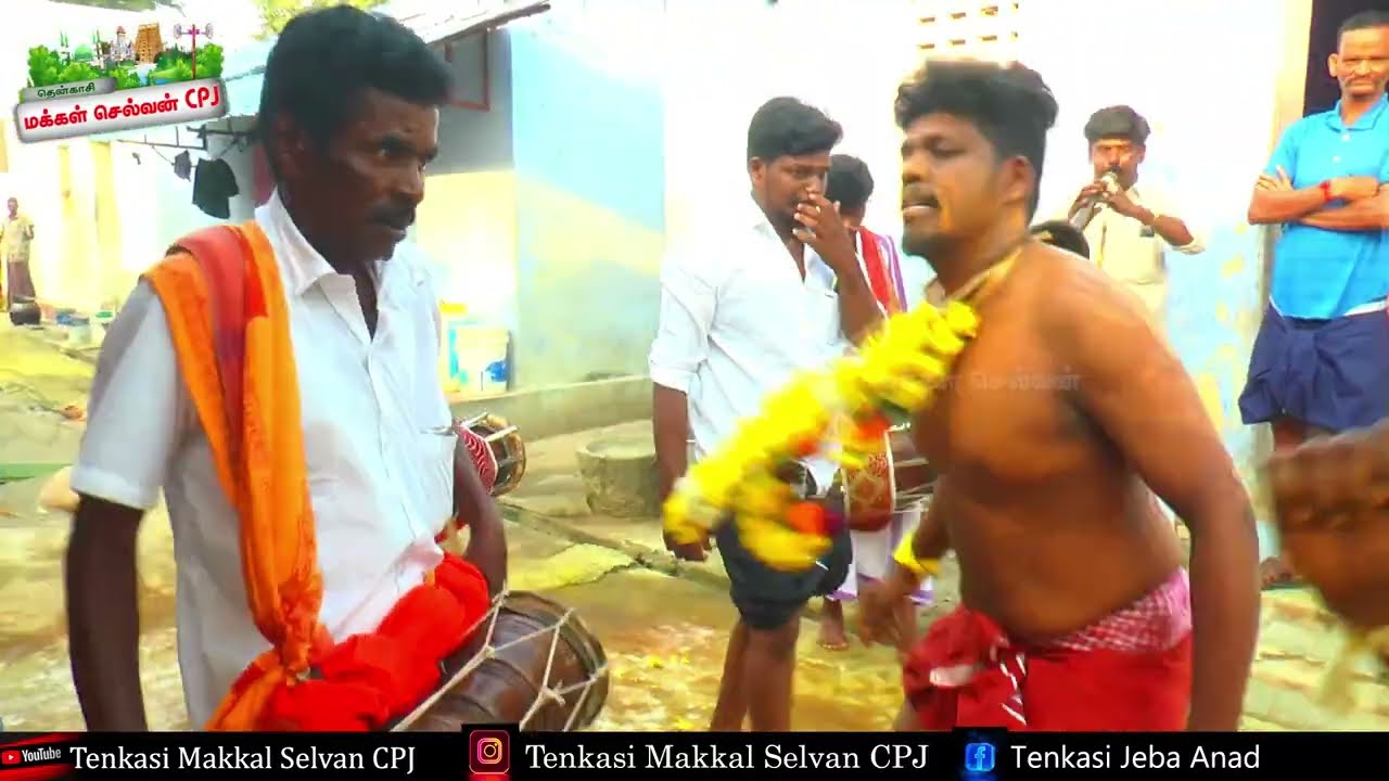 🔻தென்காசி, சங்கரன்கோவில் அருகே நடுவகுறிச்சி ஸ்ரீ சேவகாரன் கம் அடிச்சி அம்மன் கருப்பசாமி கொடை விழா...