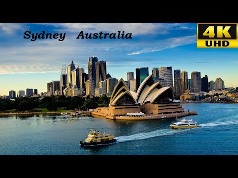 Sydney city Australia 4K Ultra HD Video Сидней Австралия 4К видео 澳大利亚悉尼