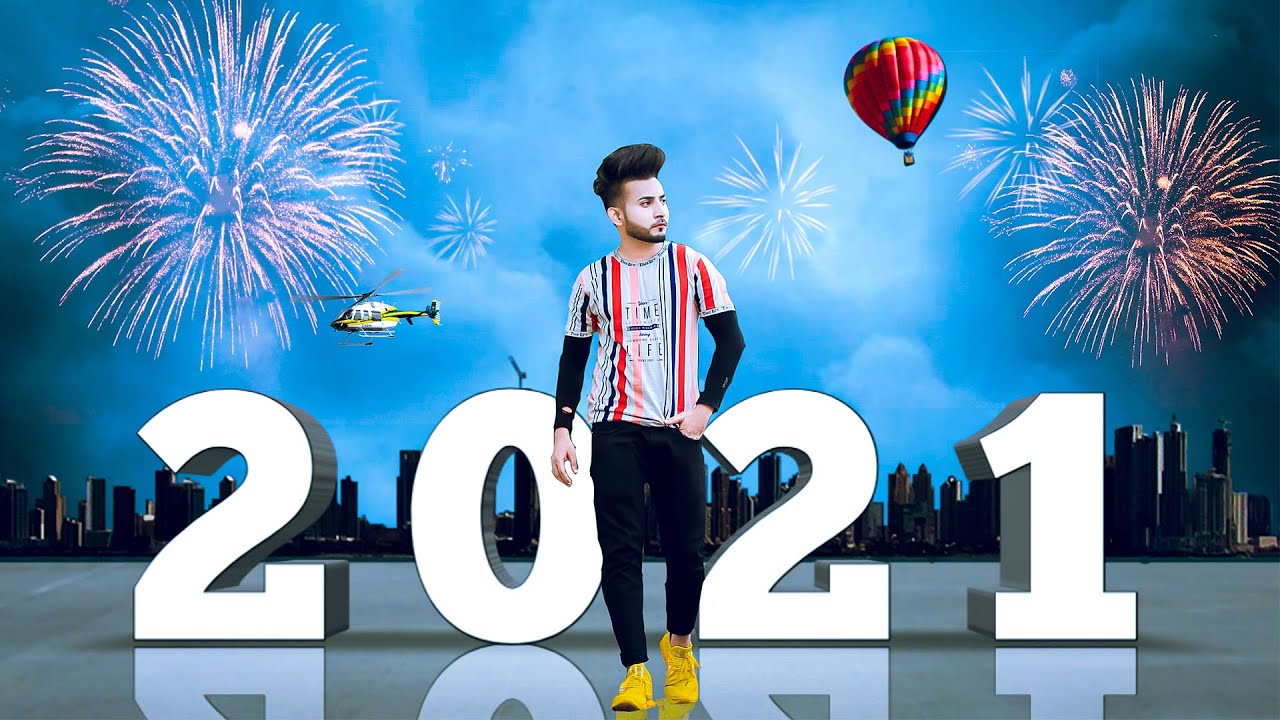 Picsart 2021 Happy New Year Photo Editing | New Year Concept Editing |  Picsart Editing - YouTube