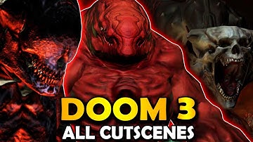 Doom 3 All Cutscenes & Ending Full Movie + Lost Mission & Resurrection of Evil Cinematics BFG