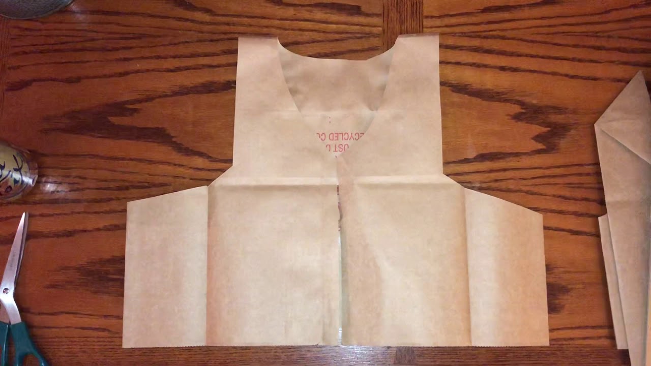 Simple Paper Bag Vest YouTube