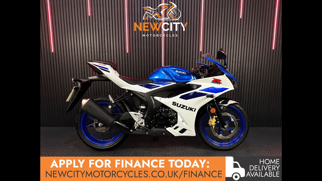 2026) Suzuki GSX-R125 125 White/Blue 10 Miles Used - YouTube