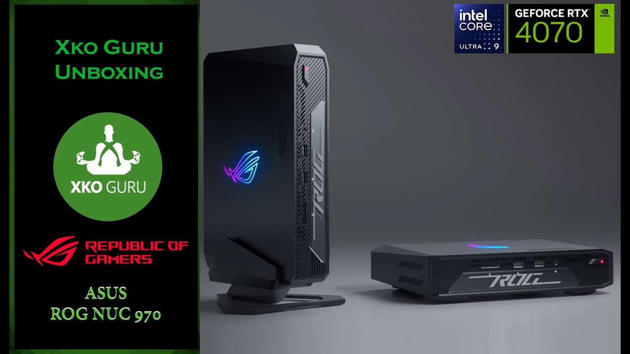 Asus ROG NUC 970 Unboxing (Nejmenší a nejvýkonnější Mini PC na světě) XkoGuru