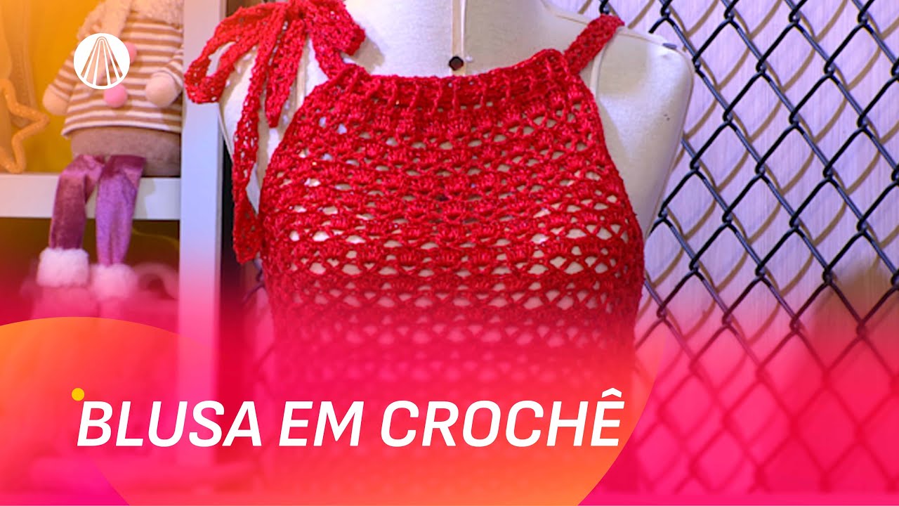 Blusa em crochê EXTREMAMENTE fácil por Jackie Fonseca | Faça Você Mesmo
