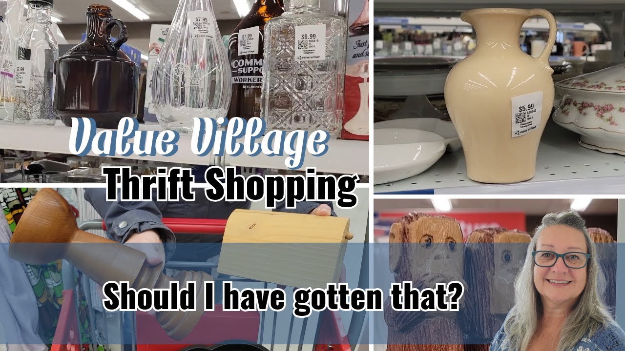 VALUE VILLAGE THRIFT SHOPPING~Did I miss out again? Should I have gotten that??