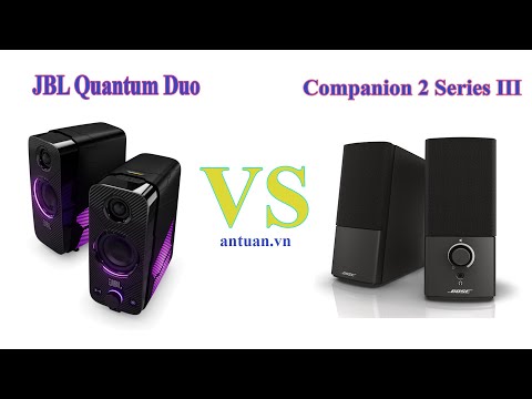 Video So Sánh Bose Companion 2 Series iii Và JBL Quantum Duo... - youtube