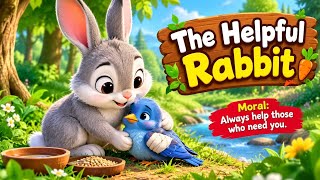 🐰🌳 The Helpful Rabbit | A Beautiful Moral Story for Kids | Bedtime Stories