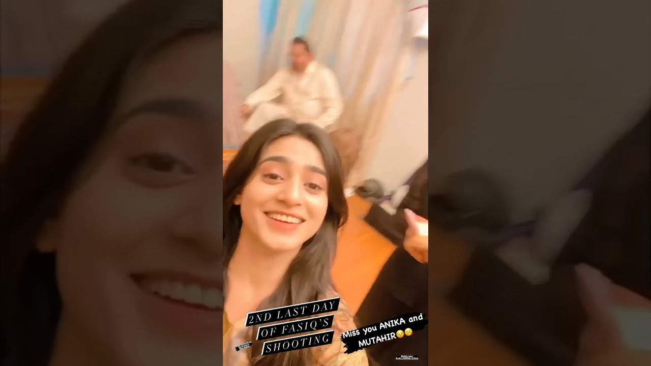 Sehar Khan 2nd Last Day of Fasiq Shooting