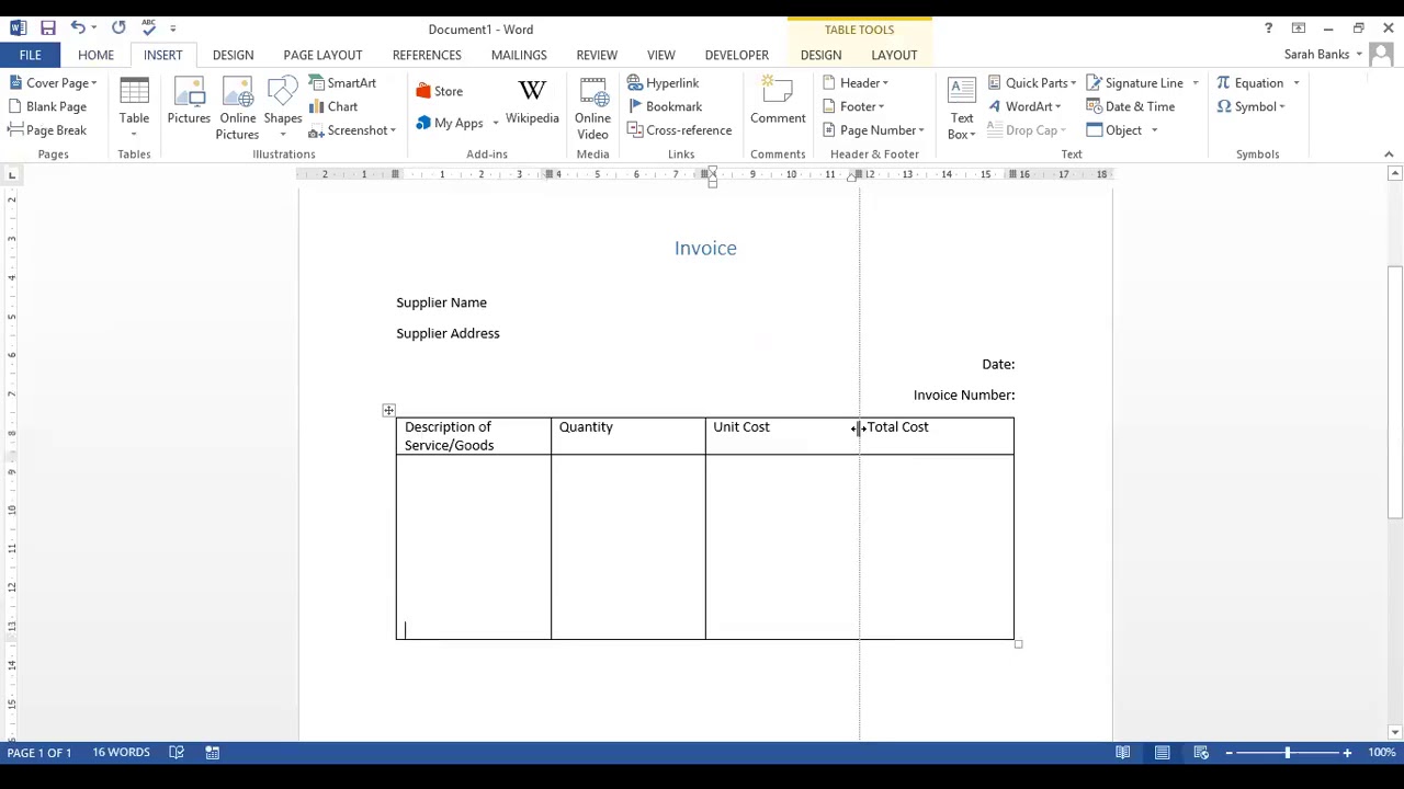 Microsoft Word Template Invoice from i.ytimg.com