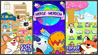 Merge Meadow - Cute Animal Collector! (Gameplay Android) screenshot 1