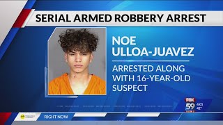 2 teens charged in string of armed robberies in Indy