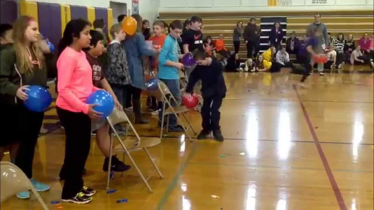 Winter Daze Balloon Pop Relay! YouTube