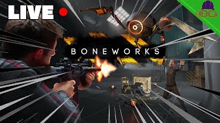LIVE - I played BONEWORKS for the first time !!