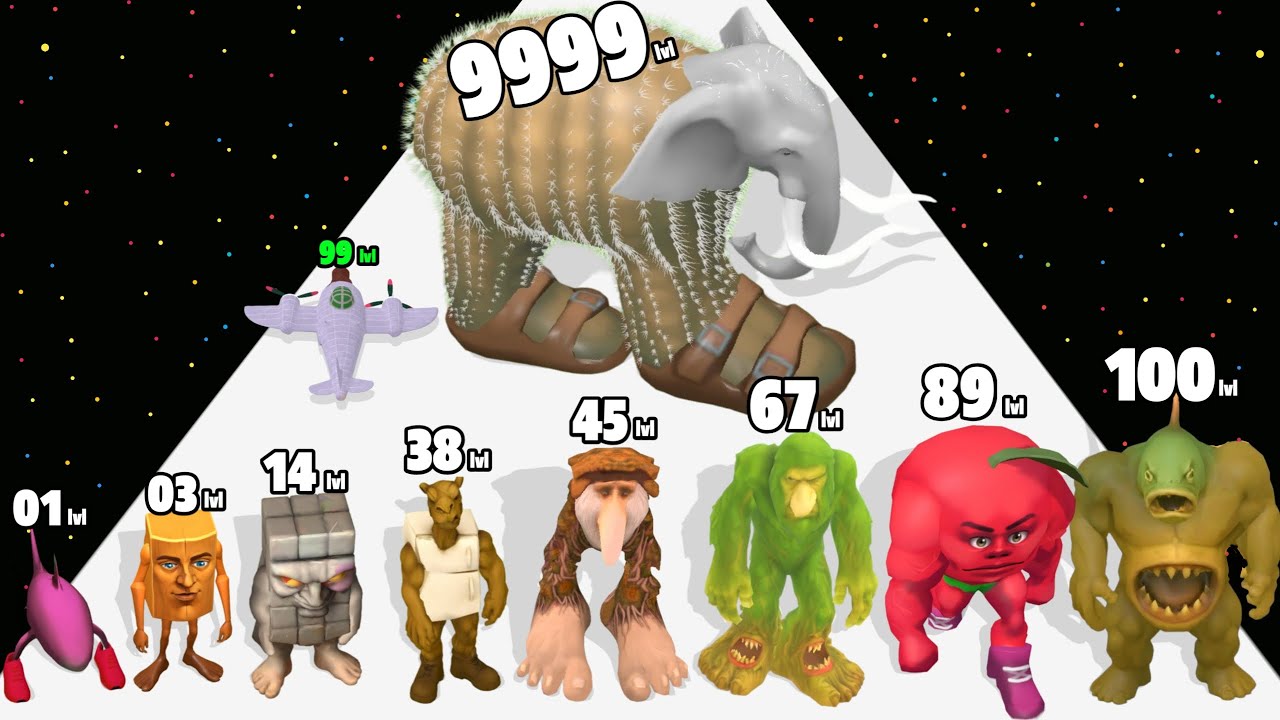 Memerots Evolution Run 3D - Level Up Memerots Max Level Gameplay (New Update)