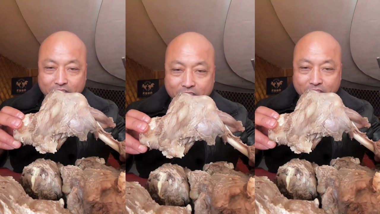 Yummy #119 : Eat roll belly braised pork belly 😋😋 #mukbang #eatingshow #porkbelly #yummyshow