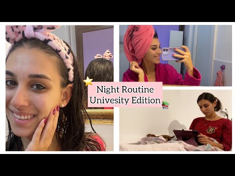 LA MIA NIGHT ROUTINE DA UNIVERSITARIA🌙📚