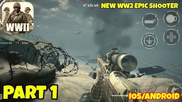World War Heroes: WW2 Shooter - NEW Gameplay Walkthrough First Look Part 1 (Android/iOS)