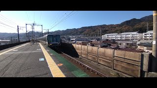 JR湖西線 唐崎駅 新快速3454M列車