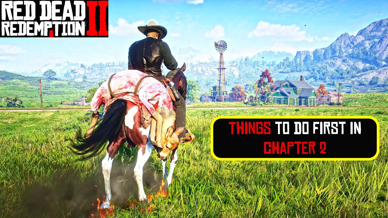 Do These 4 Things Early in Chapter 2 For The Best Start - RDR2 - YouTube