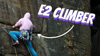 Climbing the tallest bit of Stanage | Tower Face Direct E2 5b