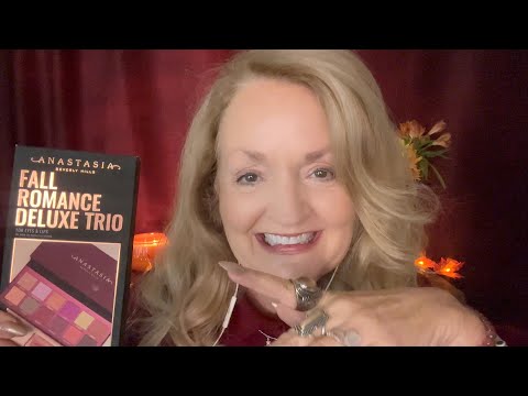 ASMR Creating a Fall Romance Makeup Look on You