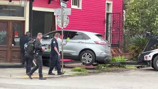 SUV removed from building in St. Roch area after fatal collision