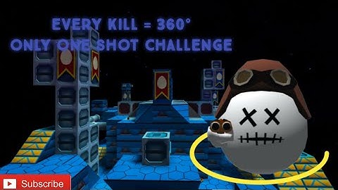 every shot= 360° and only one shot challenge | shell shockers 🍳