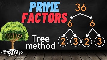 Prime factorization using the Tree method