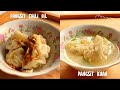 RESEP PANGSIT UDANG KUAH DAN PANGSIT UDANG CHILI OIL homemade cocok untuk camilan weekend✨