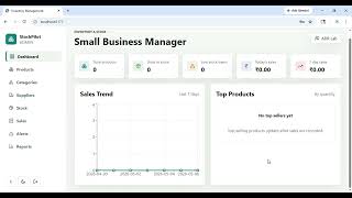 Inventory & Stock Management System Using Java Spring Boot + React | Final Year Project