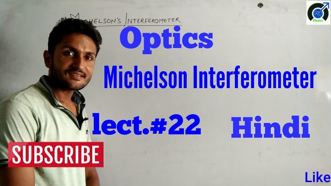 Michelson's interferometer experiment - YouTube