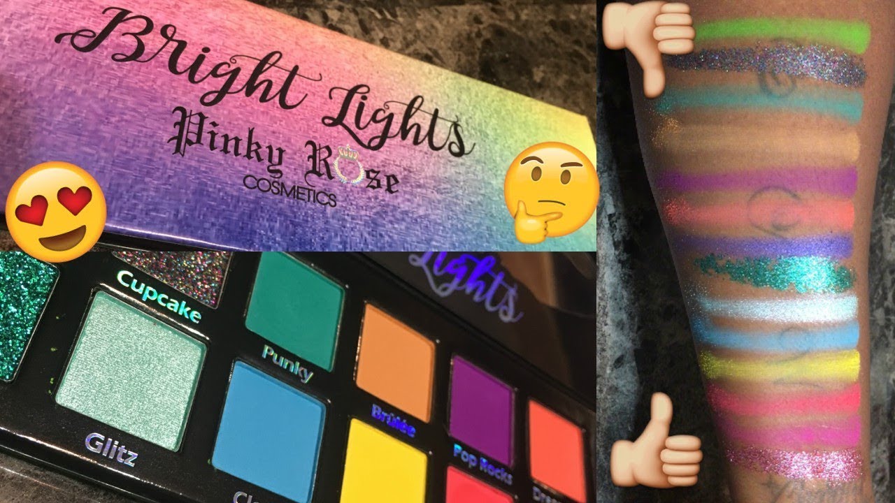 Pinky Rose Cosmetics 'Bright Lights' Eyeshadow Palette