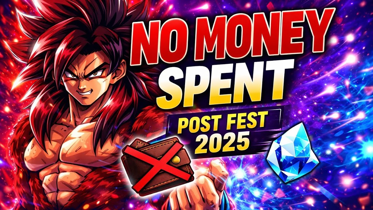 No Money Spent! F2P Account Showcase After Legends Festival 2025 | DB Legends