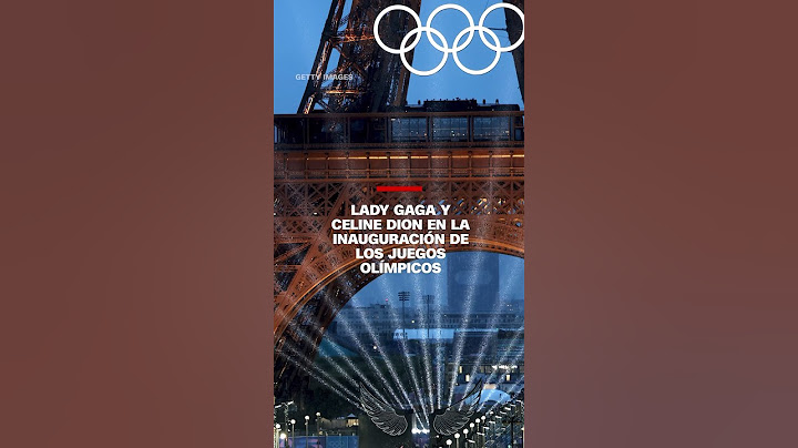 Lady Gaga y Celine Dion en la inauguración de los Juegos Olímpicos de #Paris2024