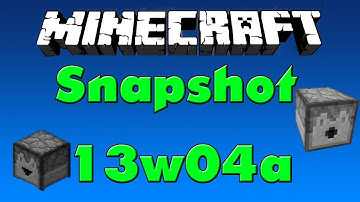 Minecraft Snapshot - 13w04a - New Functionality Dispensers and More! [HD]
