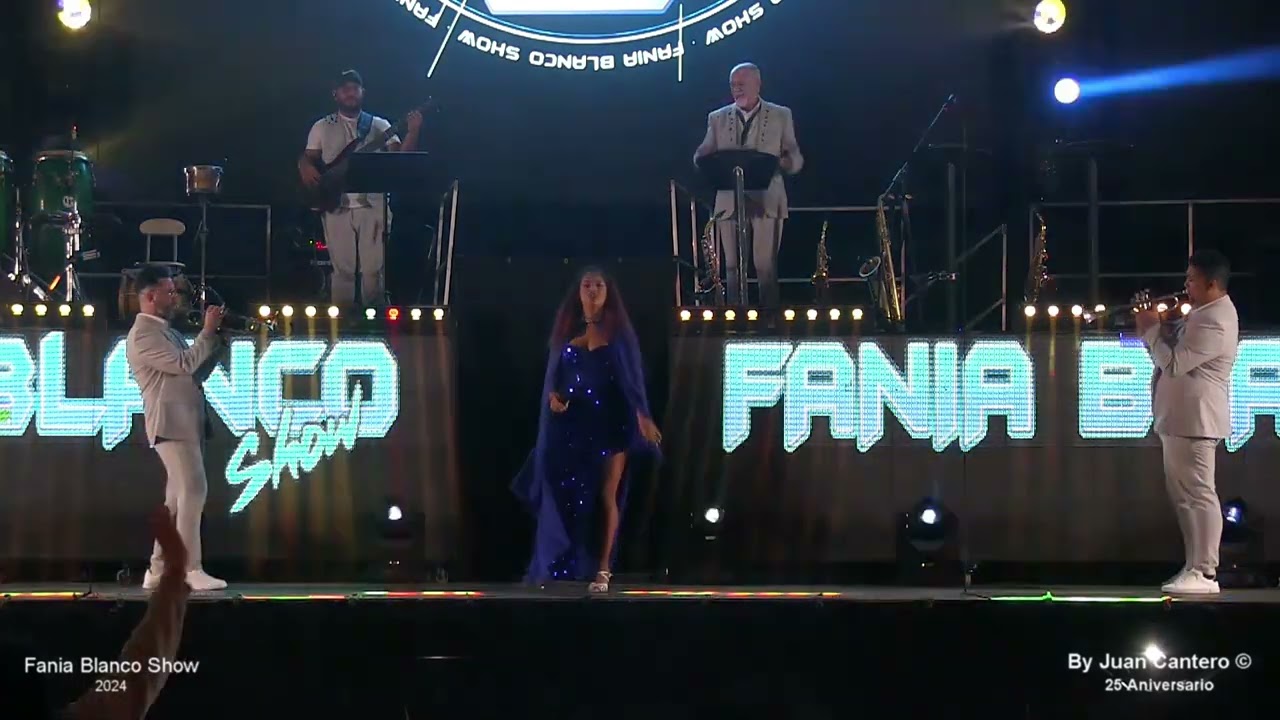 Orquesta Fania Blanco Show 2024-La Reina y Mátalas ©By Juan Cantero GalasturVídeos-Couxela, Ribadeo