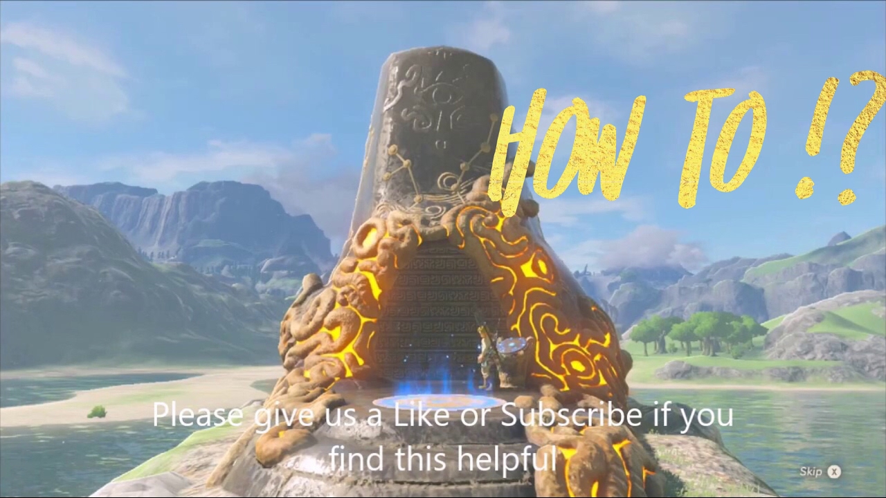 Zelda BOTW : Sheh Rata Shrine Tutorial switch gameplay - YouTube