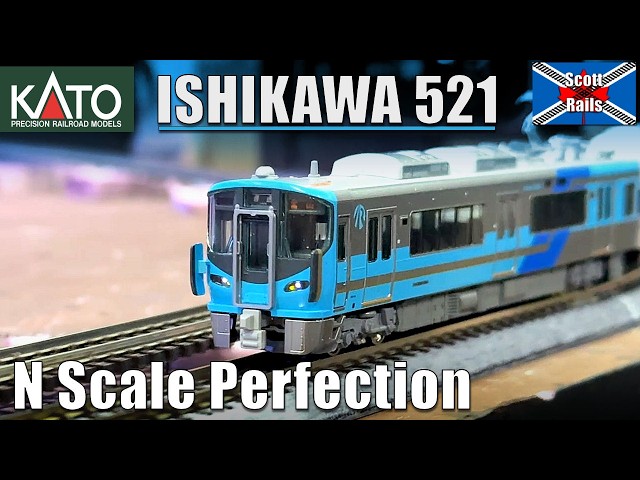 KATO IR ISHIKAWA 521 Series - N Scale Commuter Train Set - YouTube