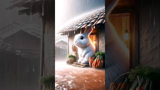 Farmer Saved a Poor Bunny 🐰❤️ #shorts #ai #bunny #farmer