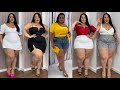 Favorite plus size outfitstry on haul curvy women dress 